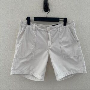 Gap Women’s Khaki Cotton Cargo Chino Shorts Size 4 Coastal Casual Outdoor